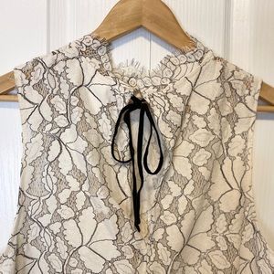 H&M Floral Patterned Top Sleeveless Size 14